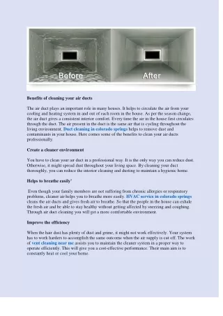 PPT - 5 Signs Your Air Ducts Need Professional Cleaning PowerPoint ...