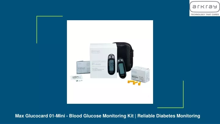 max glucocard 01 mini blood glucose monitoring