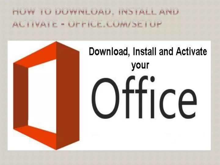 how to download install and activate office com setup