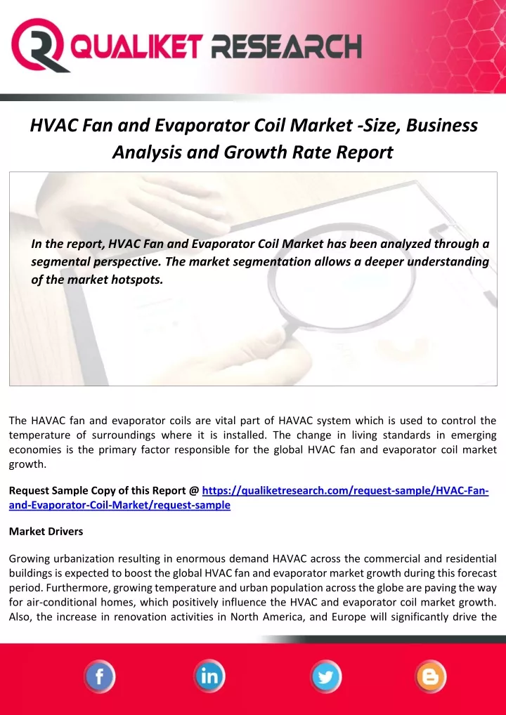 hvac fan and evaporator coil market size business