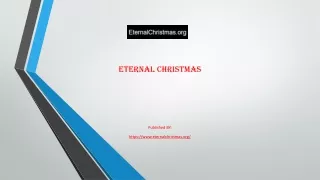 eternal christmas published by https www eternalchristmas org