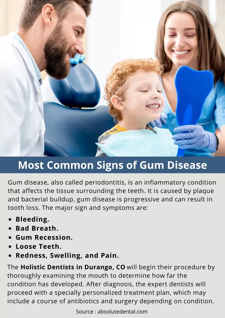 most common signs of gum disease