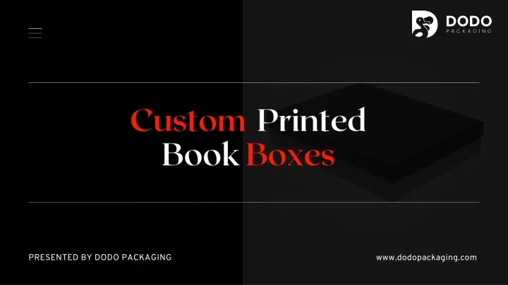 custom printed book boxes