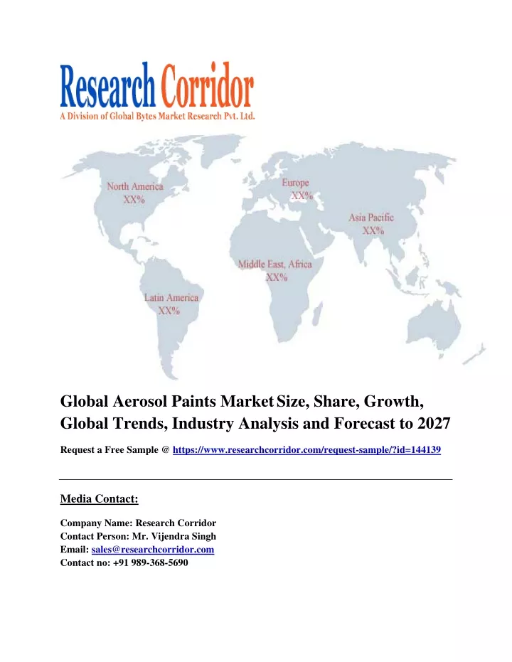 global aerosol paints market size share growth