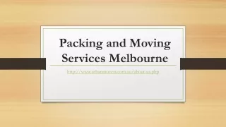 packing and moving services melbourne