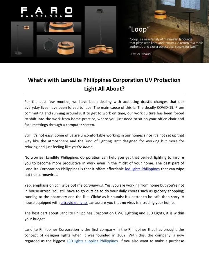 what s with landlite philippines corporation