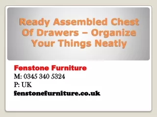 ready assembled chest of drawers organize your things neatly