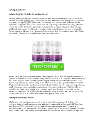 IsoVerge Keto