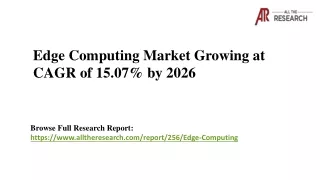 edge computing market growing at cagr