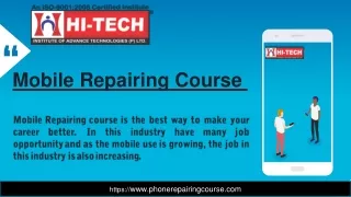 Best Institute for Mobile Repairing Course in Delhi