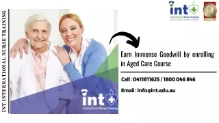 int international nurse training