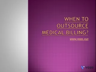 when to outsource medical billing