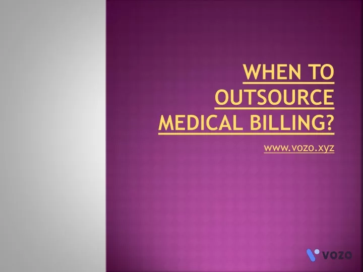 when to outsource medical billing