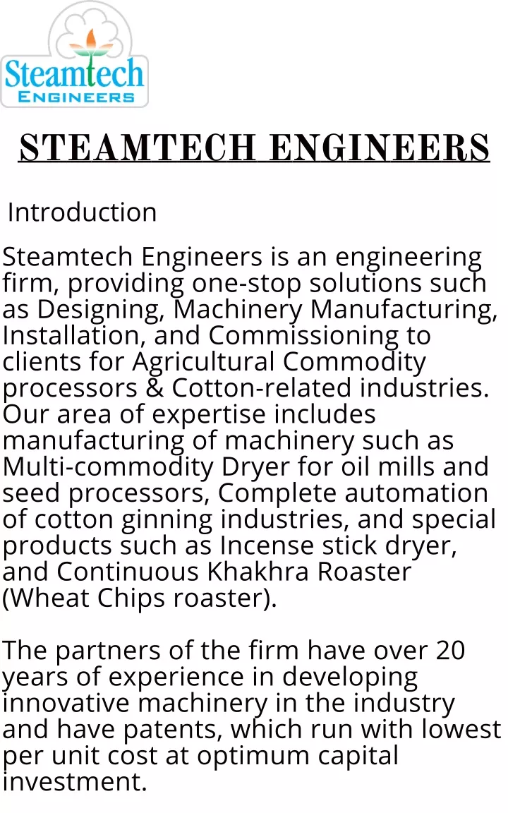 steamtech engineers