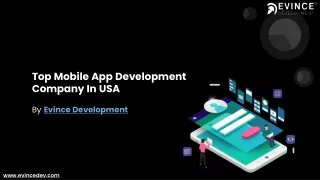 Top Mobile App Development Company In USA