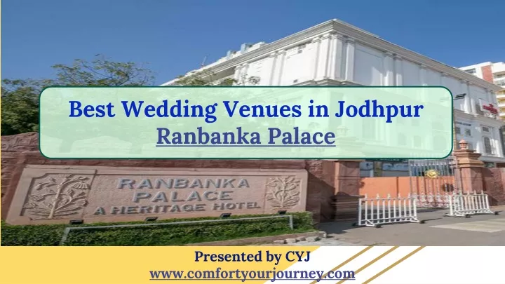 best wedding venues in jodhpur ranbanka palace