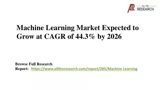 machine learning market expected to grow at cagr