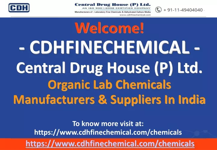 welcome cdhfinechemical central drug house