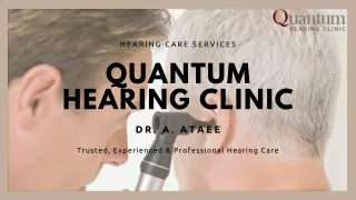 Hearing Test Vancouver | Quantum Hearing Clinic | Health Care Center