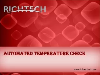 Automated temperature check