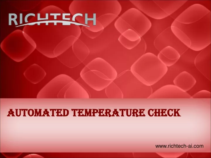 automated temperature check