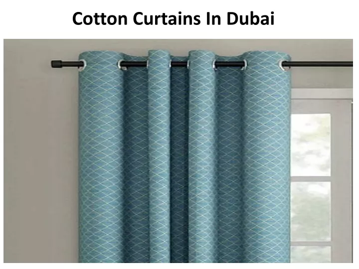 cotton curtains in dubai