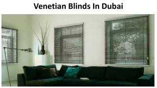 venetian blinds in dubai