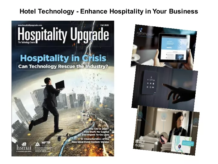 hotel technology enhance hospitality in your