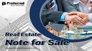 Real estate note for sale – Preferred Note Investors