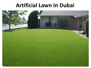 artificial lawn in dubai