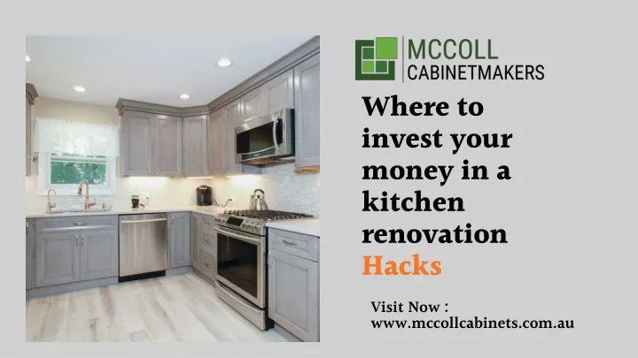 where to invest your money in a kitchen