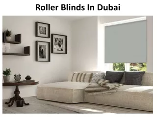roller blinds in dubai