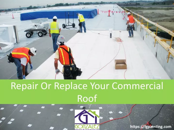 repair or replace your commercial roof