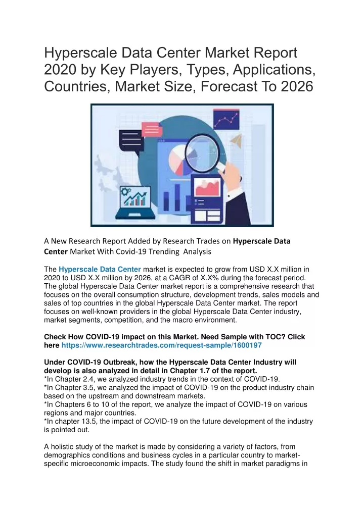 hyperscale data center market report 2020