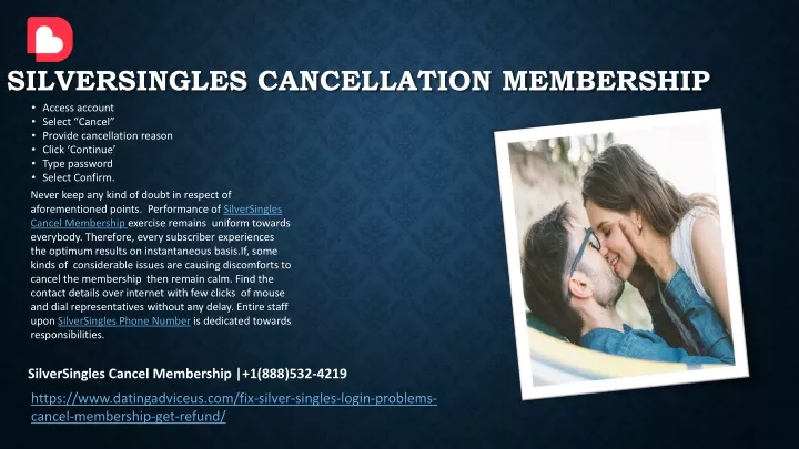 silversingles cancellation membership