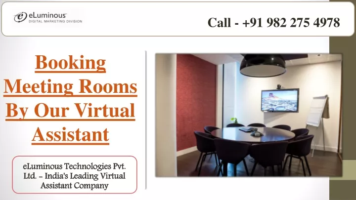 booking meeting rooms by our virtual assistant