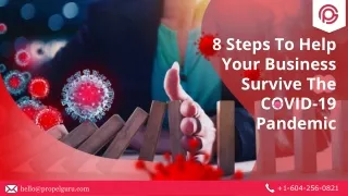 8 Steps To Help Your Business Survive The COVID-19 Pandemic