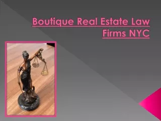 Boutique Real Estate Law Firms NYC – Get Guidance While Taking The Hard Money Loan