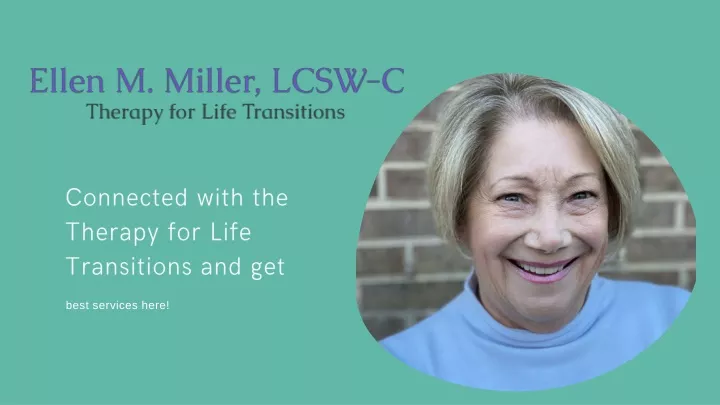 connected with the therapy for life transitions