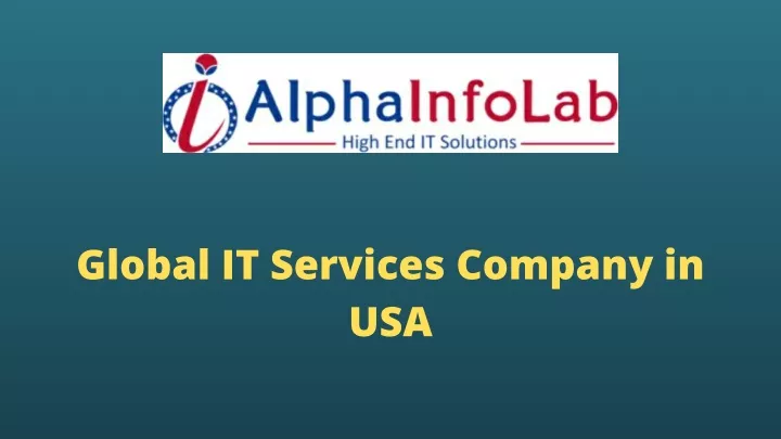 global it services company in usa