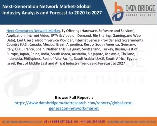 next generation network market global industry