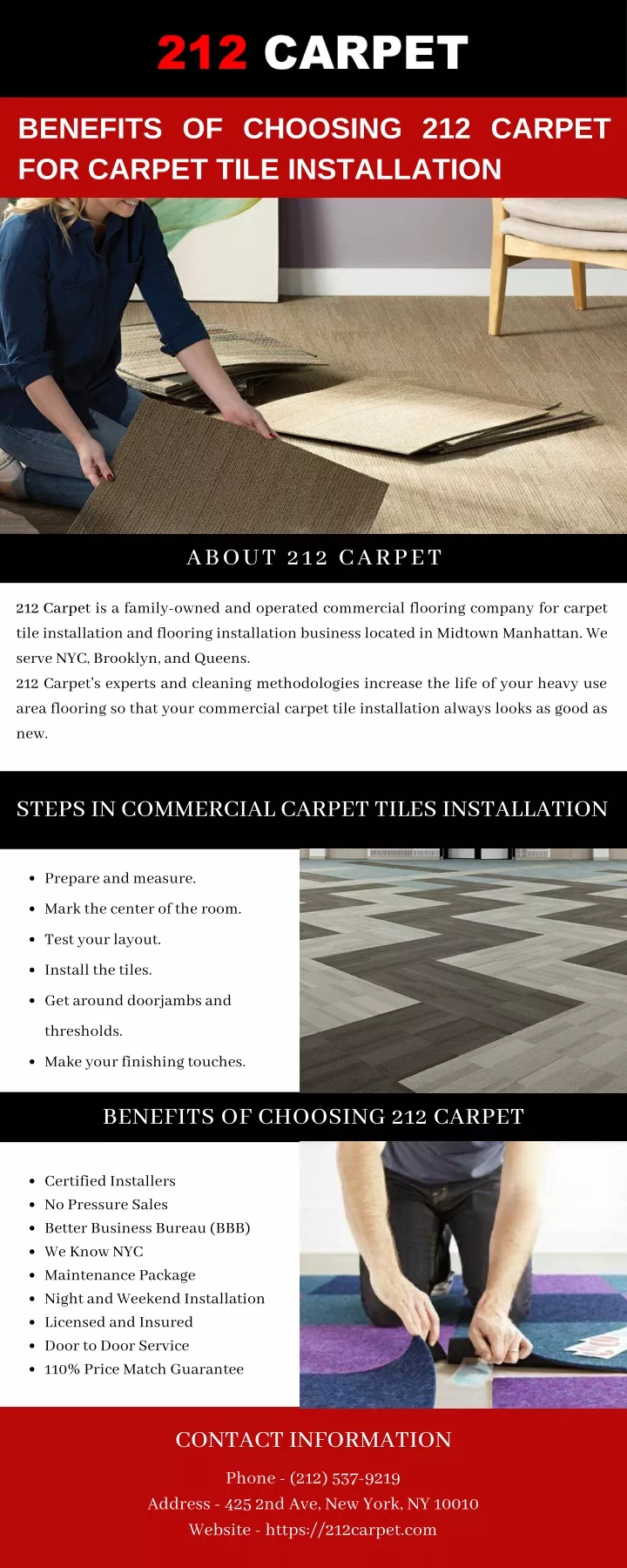 benefits of choosing 212 carpet for carpet tile