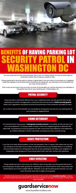 Patrol Guards Security Services - GuardServiceNow PDF Submission