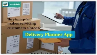 Delivery Planner App