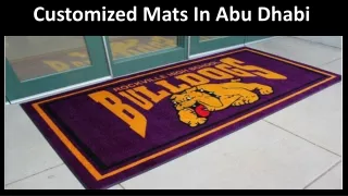 customized mats in abu dhabi