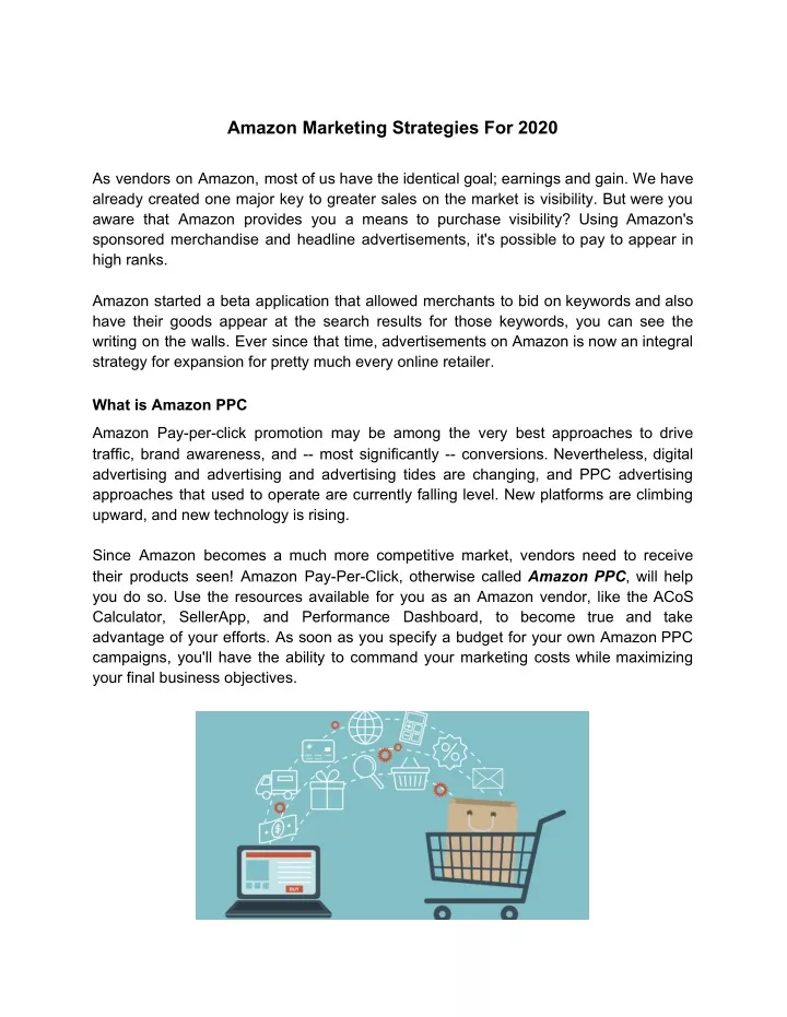 amazon marketing strategies for 2020