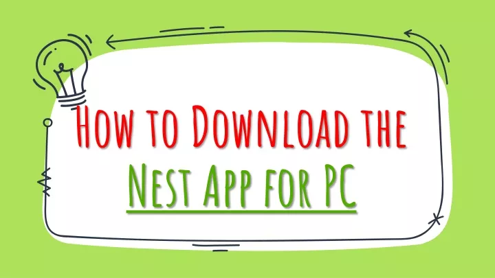 how to download the nest app for pc