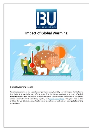 impact of global warming