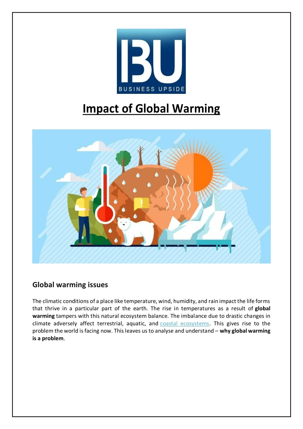 PPT - Impact of Global Warming PowerPoint Presentation, free download ...