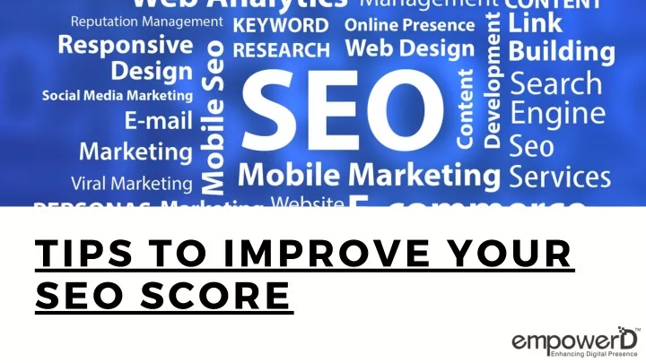 tips to improve your seo score